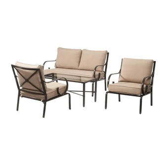 HAMPTON BAY GRANBURY D9581-4PC Use And Care Manual