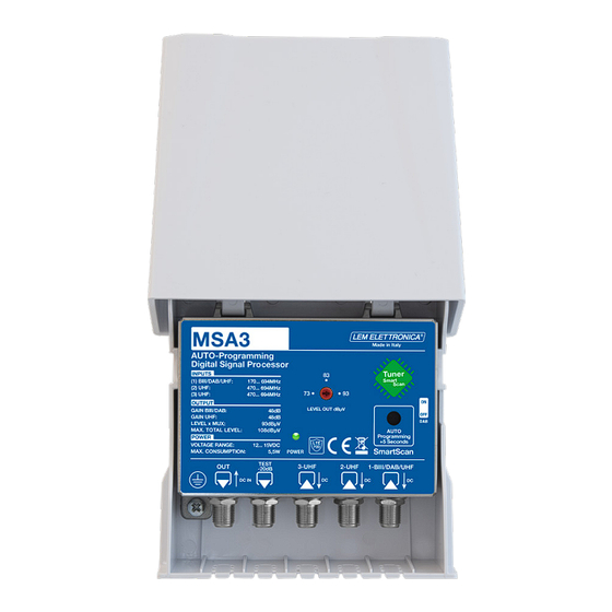 Lem Elettronica MSA3 Manual
