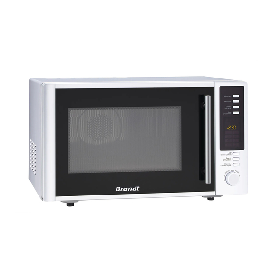 Brandt CE2605 Instruction Manual