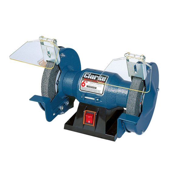 Clarke CBG6RP Operating & Maintenance Instructions