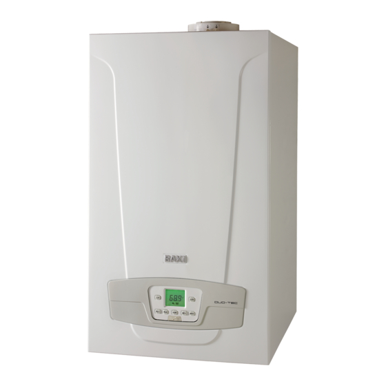 Baxi Luna Duo-Tec Instruction Manual For Users And Fitters