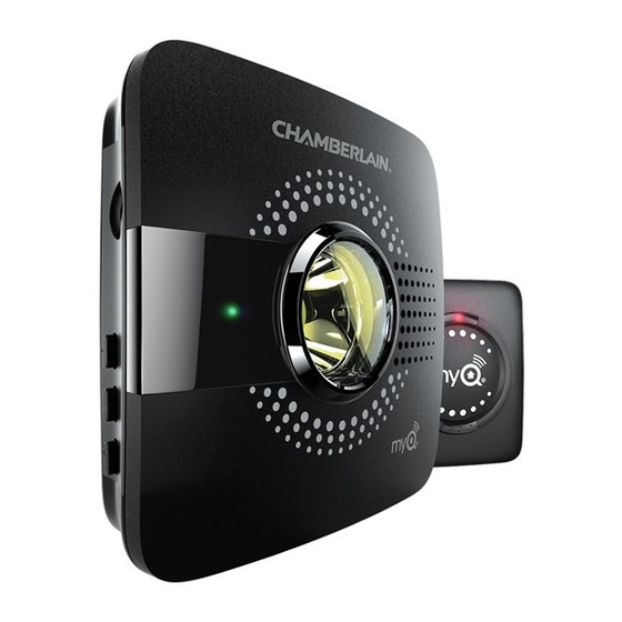Chamberlain SMART GARAGE MYQ-G0301 Quick Start Manual