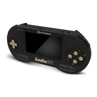 Hyperkin SupaBoy Black Gold Instruction Manual