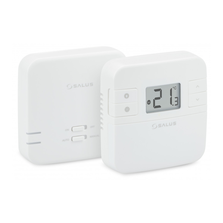 SALUS RT310I USER MANUAL Pdf Download ManualsLib