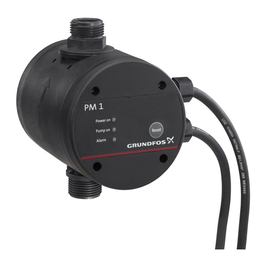 GRUNDFOS PM1 INSTRUCTIONS MANUAL Pdf Download ManualsLib