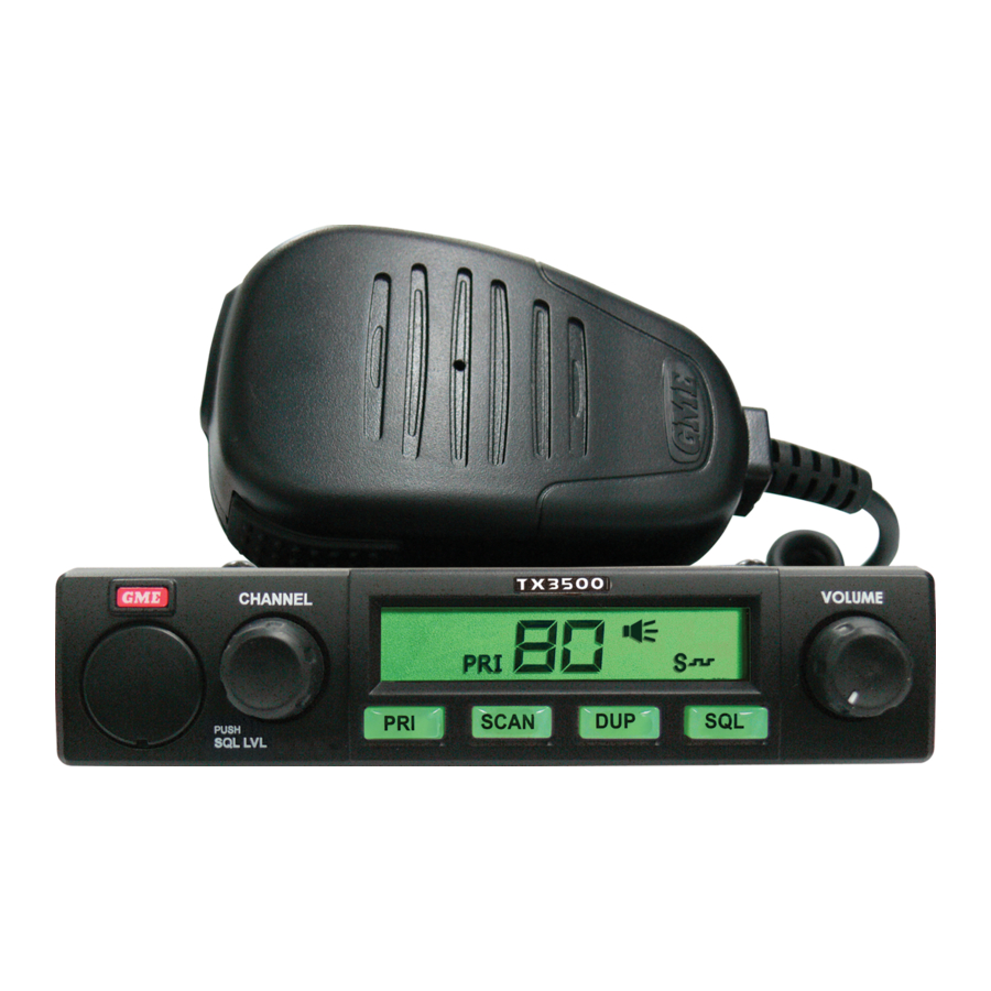 GME TX3500 INSTRUCTION MANUAL Pdf Download ManualsLib