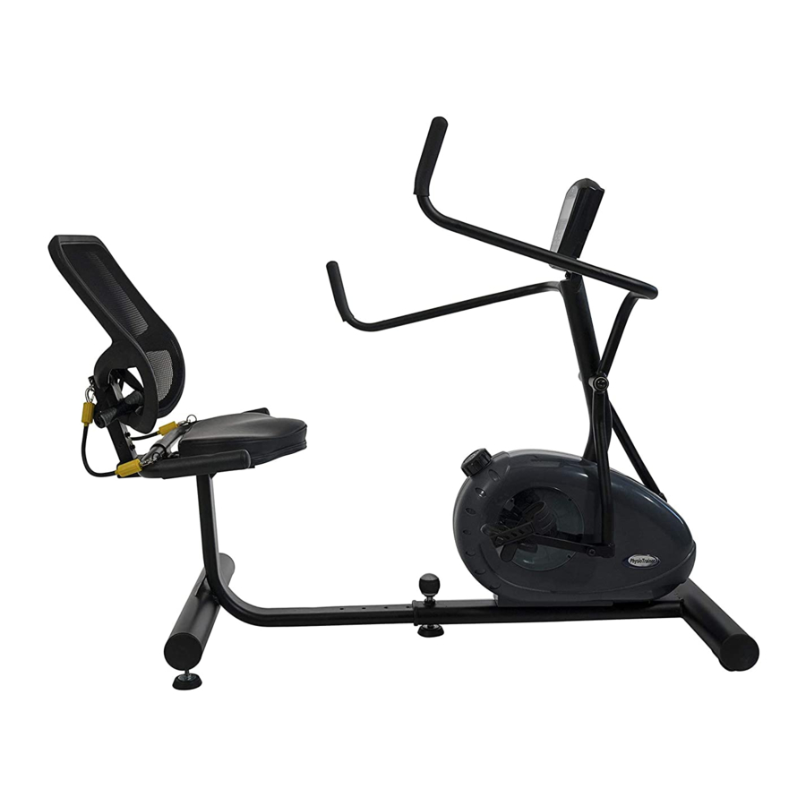 hci fitness physiotrainer cxt fully assembled recumbent cross trainer