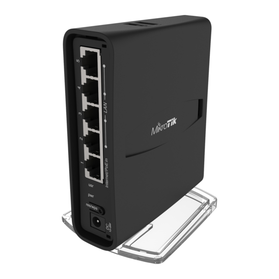 MikroTik hAP ac2 Quick Start Manual