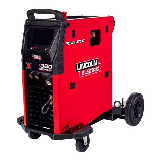 Lincoln Electric POWERTEC i380 Operator's Manual