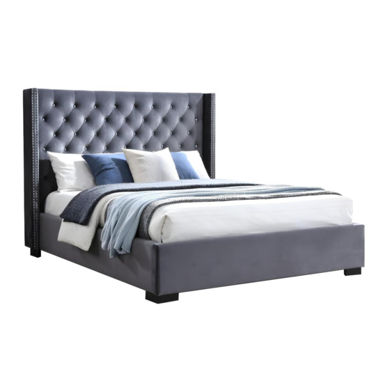 Vente Unique MASSIMO BED Assembly Instructions Manual