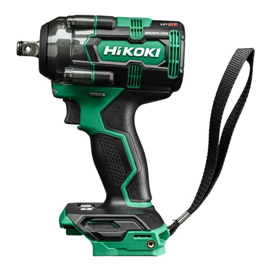 HIKOKI WR36DH Handling Instructions Manual