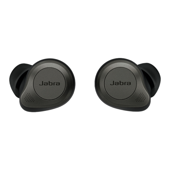 Jabra Elite 85t Quick Start Manual