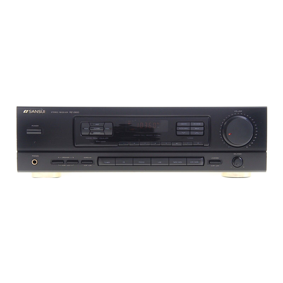 Sansui RZ-2900 Service Manual