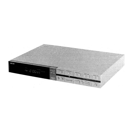 Akai DT-M7 Service Manual