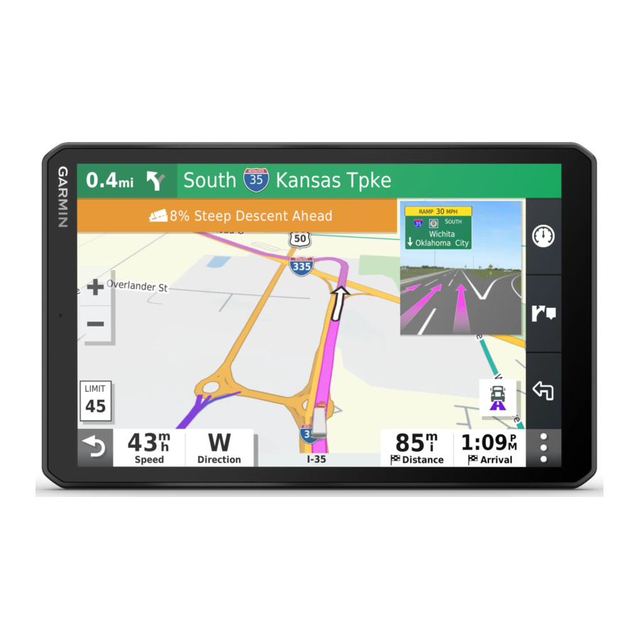 Garmin DEZL OTR700 / LGV700 Manual