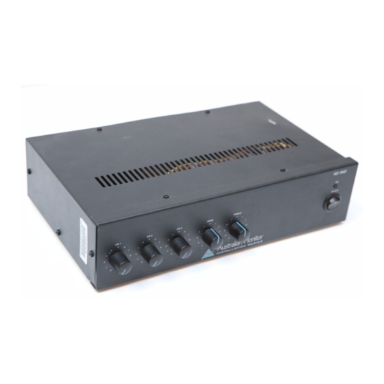 AUSTRALIAN MONITOR IC30 Series Service Manual