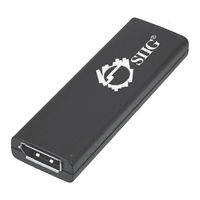 SIIG USB 3.0 to DisplayPort Adapter Quick Start Manual