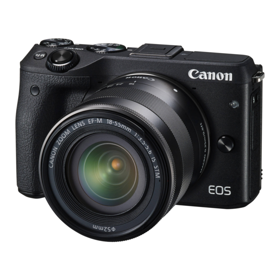 Canon EOS M3 Getting Started
