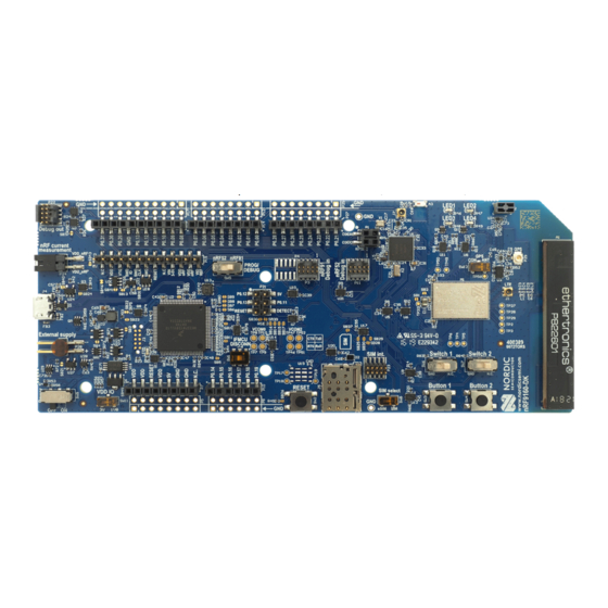 Nordic nRF9160 DK User Manual