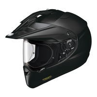 Shoei HORNET ADV Instructions For Use Manual