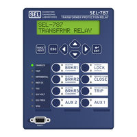 Schweitzer Engineering Laboratories SEL-787-3E Manual