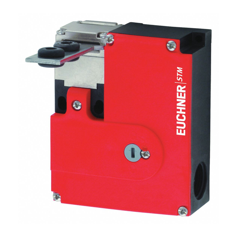 EUCHNER STM SERIES OPERATING INSTRUCTIONS MANUAL Pdf Download ManualsLib