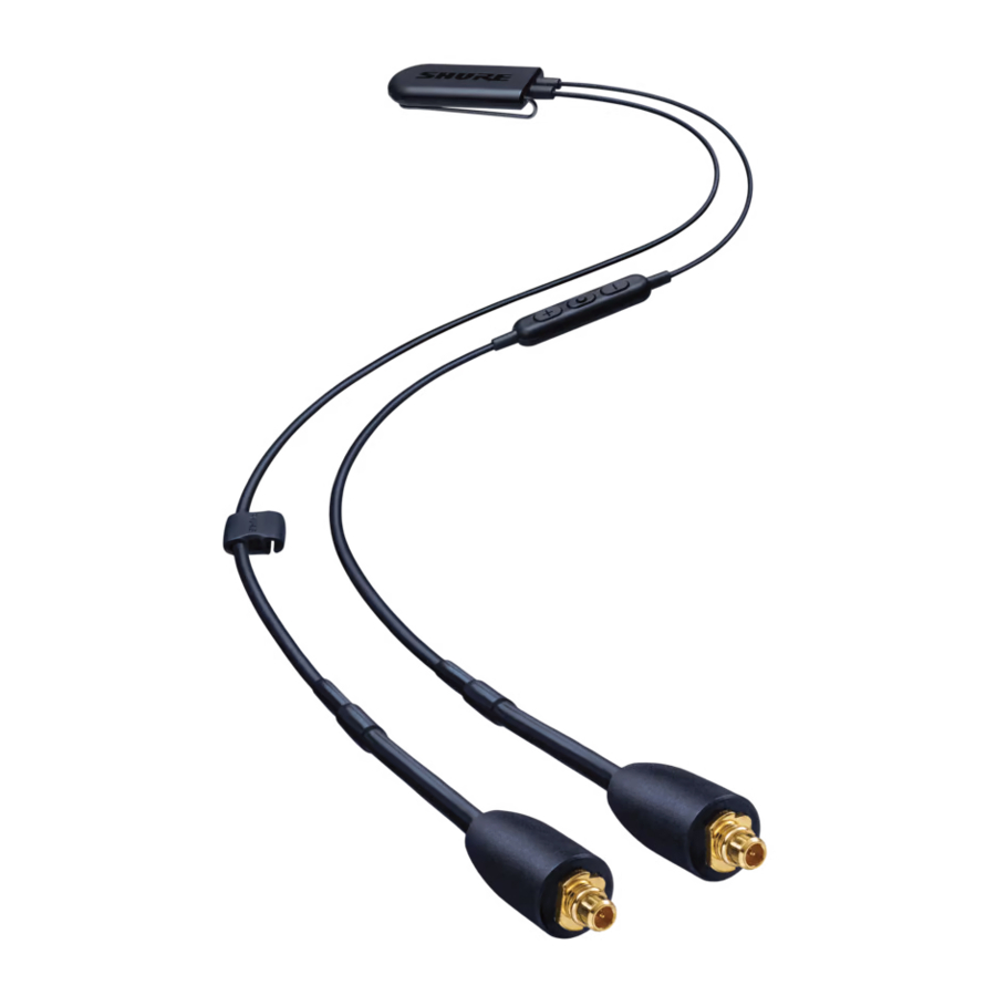 Shure rmce bt2 faq pdf download manualslib