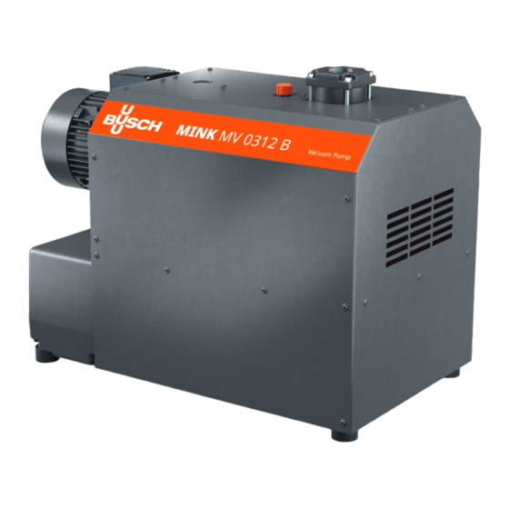 BUSCH MINK MV 0312 B INSTRUCTION MANUAL Pdf Download ManualsLib