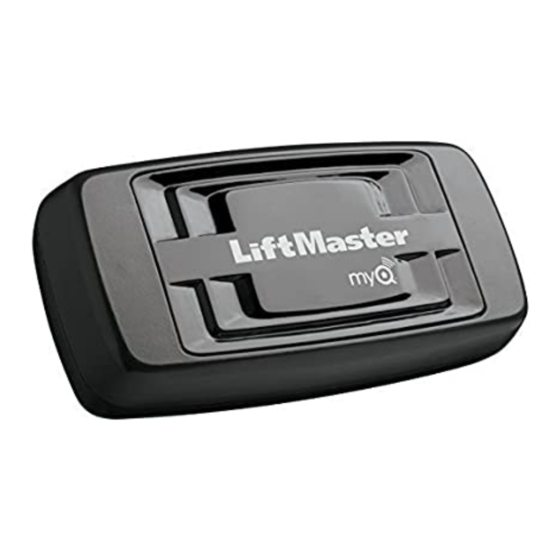 LIFTMASTER MYQ INSTALLATION MANUAL Pdf Download ManualsLib