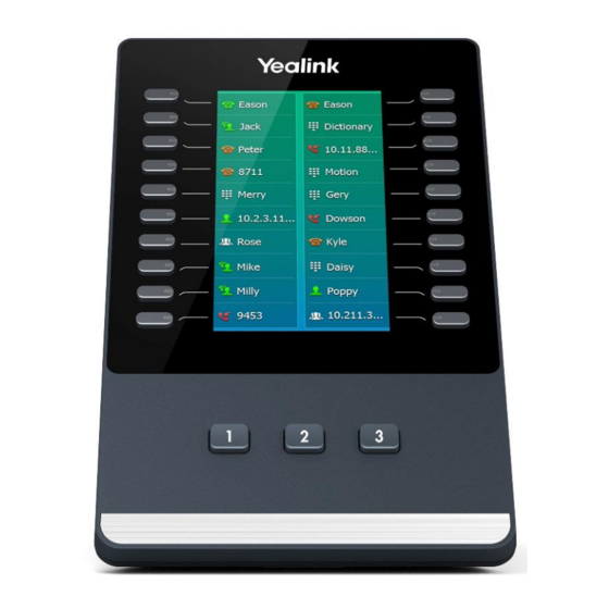 VERIZON YEALINK ONE TALK EXP50 USER MANUAL Pdf Download ManualsLib