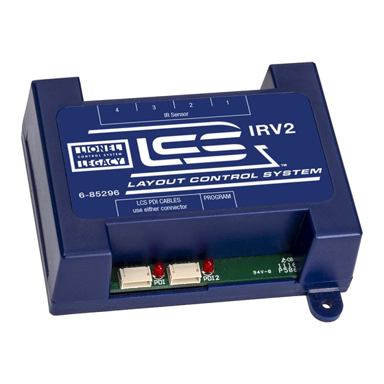 LIONEL LCS IRV2 OWNER'S MANUAL Pdf Download ManualsLib