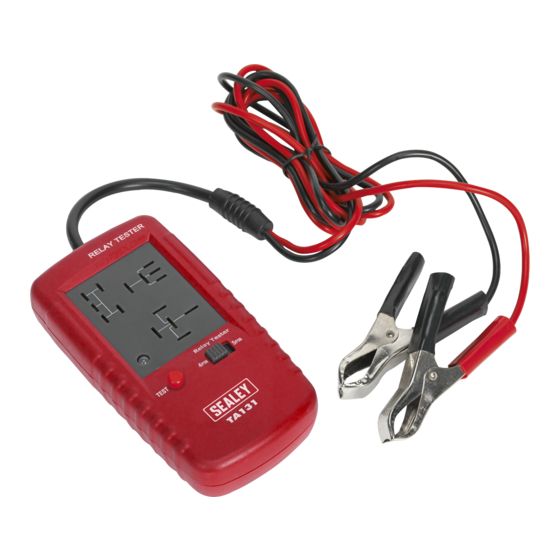 SEALEY AUTO SERVICE LINE TA131 INSTRUCTIONS Pdf Download ManualsLib