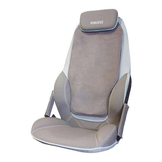 HoMedics ShiatsuMAX CBS-1000-EU Instruction Manual