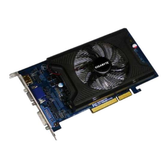 Gigabyte GV-R465D2-1GI User Manual