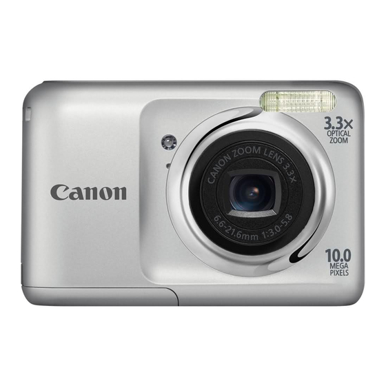 Canon PowerShot A800 Manuals