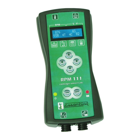 ASSEMBLAD RPM 111 Operating Manual