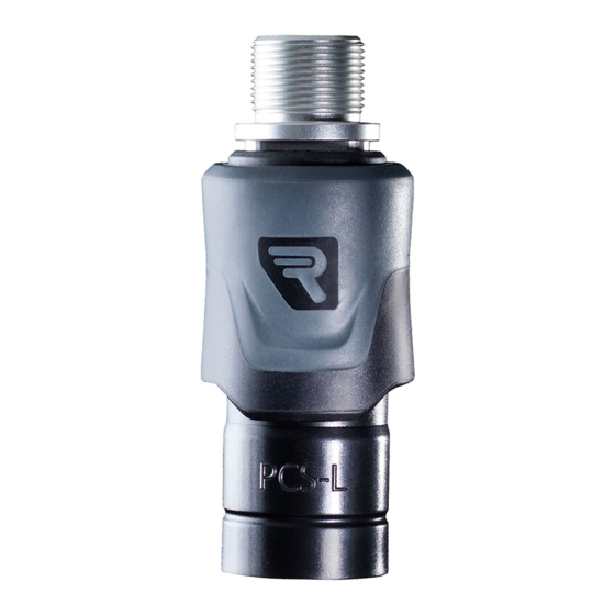 Rycote PCS-Boom Connector Quick Start Manual