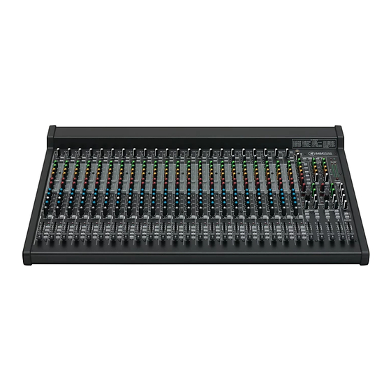 Mackie VLZ4 Owner's Manual