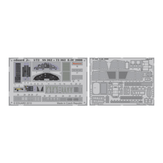 Eduard E-2C 2000 S.A. Assembly Instructions