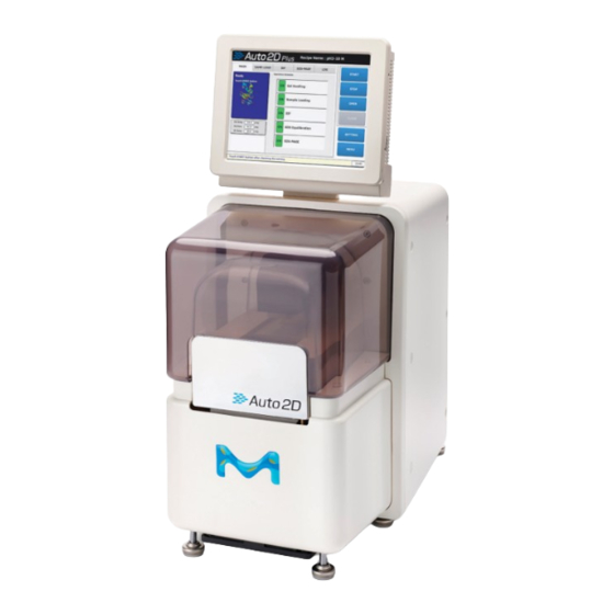 Merck Millipore Auto2D Plus Quick Start Manual