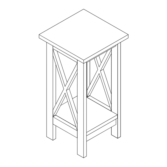 Whitewood Furniture RTA OT-3071X Assembly Instructions