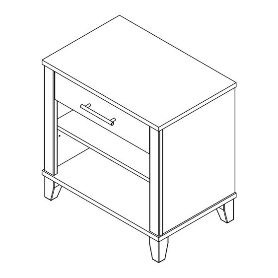 BUSH FURNITURE SET037SG Assembly Manual