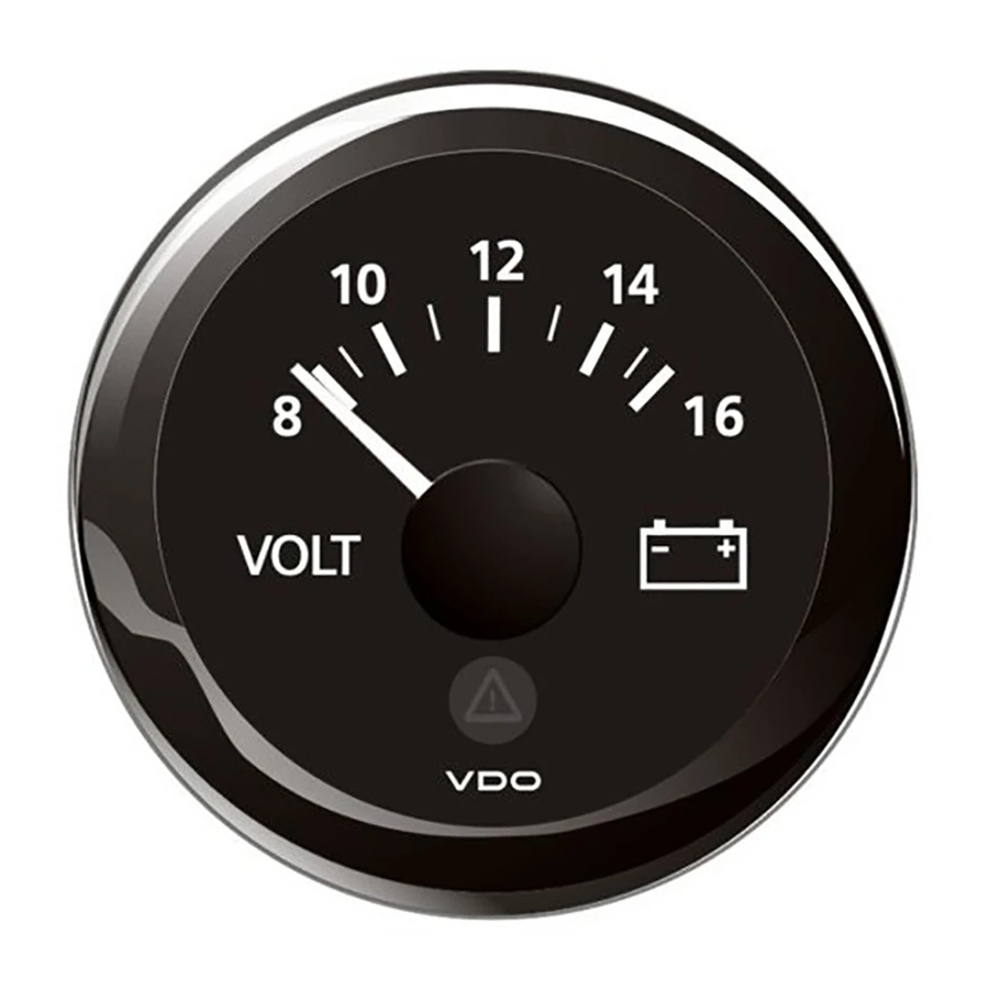 VDO VIEWLINE VOLTMETER Product Information