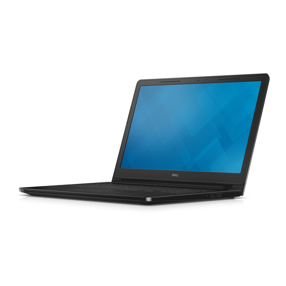 Dell Inspiron 15 3000 Series Quick Start Manual