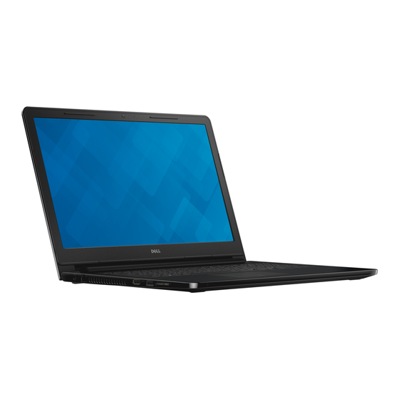 Dell Inspiron 15 3000 Series Quick Start Manual