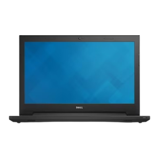 Dell Inspiron 15 3000 Series Quick Start Manual