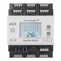HomeMatic IP HmIPW-DRI32 Installation Instructions And Operating Manual