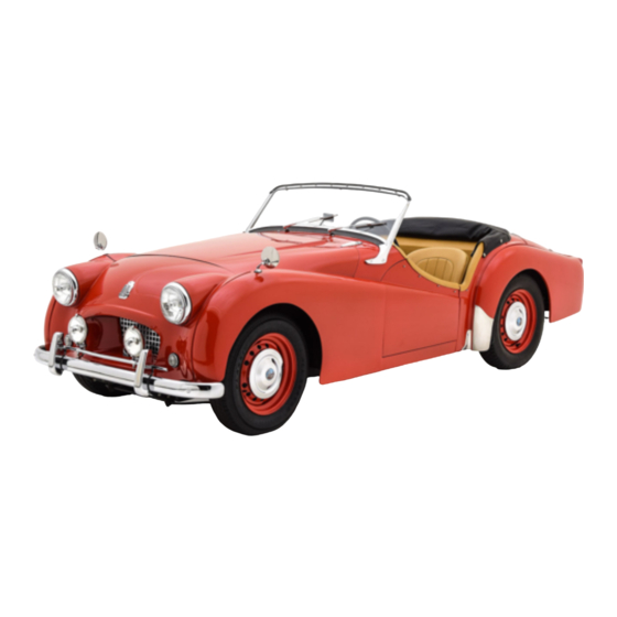 Triumph TR2 Service Instructions Manual