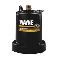 Wayne TSC130 Operating Instructions And Parts Manual