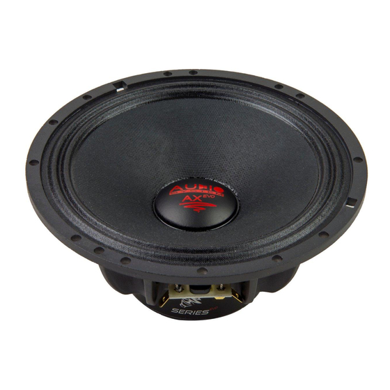 Audio System AX165 PA EVO User Manual
